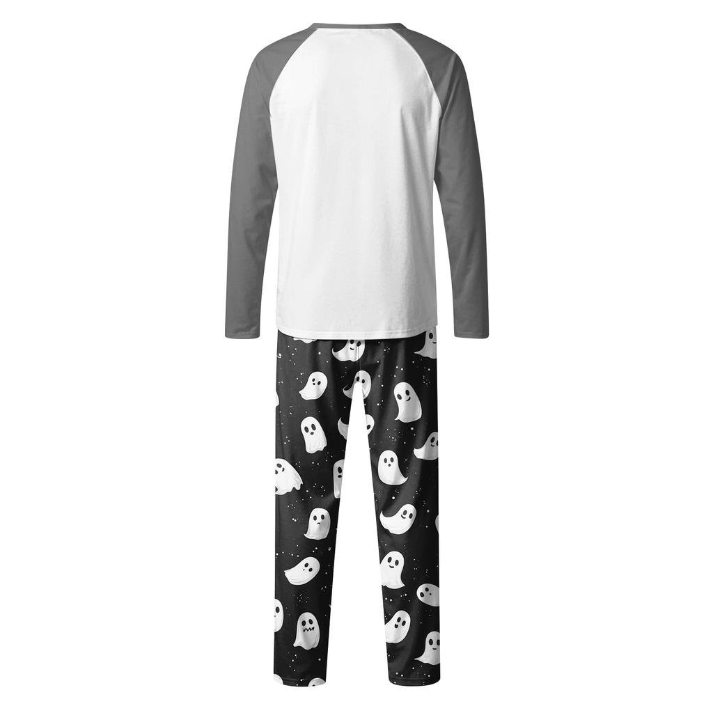 Rodzinne Zestawy do Dopasowania Piżamy, Stroje Domowe, Rodzinny Zestaw Dopasowany Top z Długim Rękawem + Spodnie