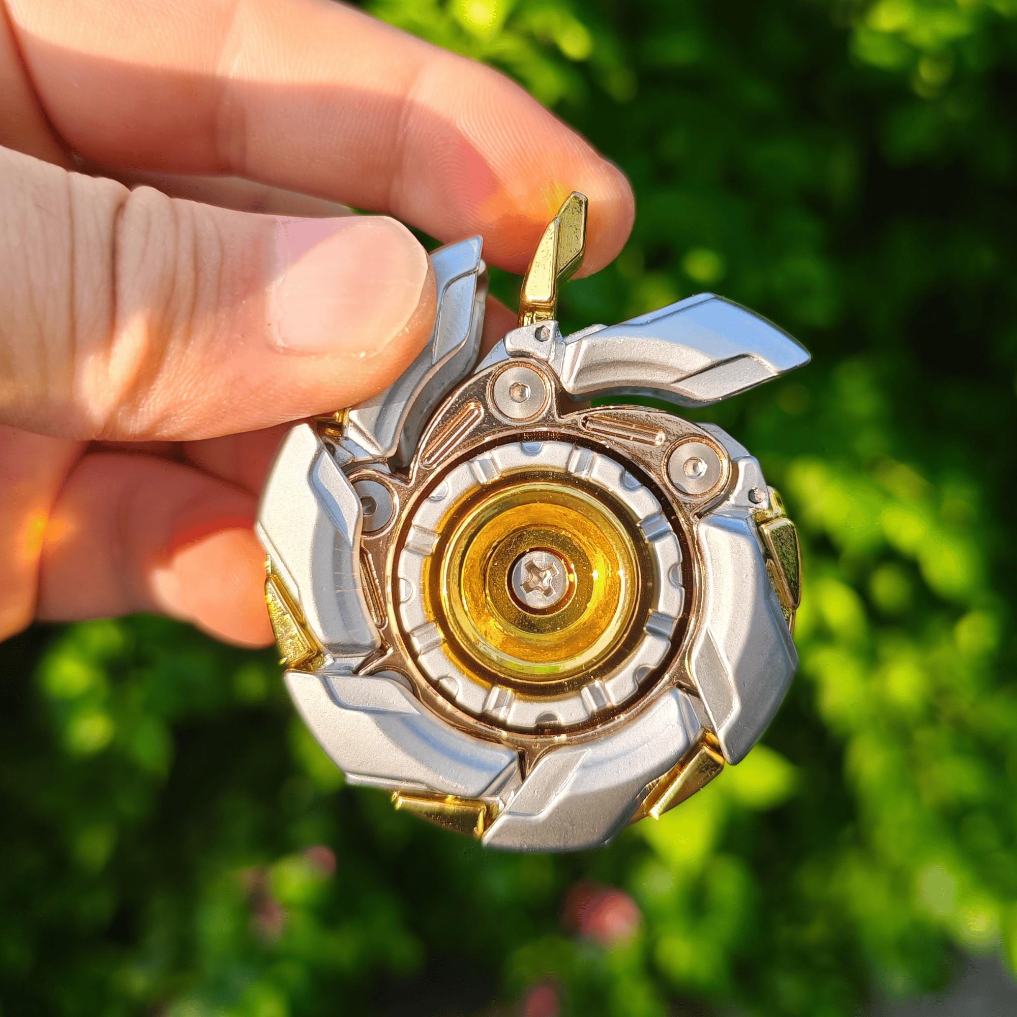 

EDC Слайдери для fidget-іграшок Іграшки-антистрес для дорослих Магнітні Металеві Знімач дратівливості Відкрита броня Дзиґа-спінер Fidget Toys світло-жовтого кольору
