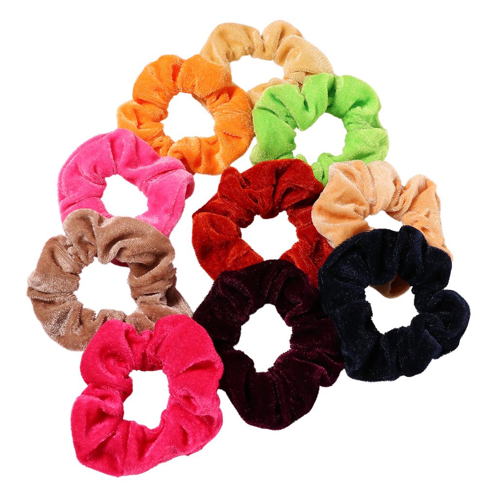 20PCS Haargummis weich elastisch für Damen Scrunchies Chiffon Set,
