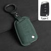 Suede Autoklep Sleutelhoes Cover voor VW Volkswagen Golf 7 MK7 Tiguan MK2 T-roc Skoda Octavia Kodiaq Karoq Seat Ateca Leon Passat
