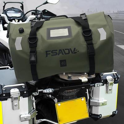 Wasserdichte Motorrad-Hecktasche Reise Outdoor Trockene Gepäckrolle Packtasche 40l/66l Motorrad-Gepäckrucksack Motorrad-Sitzsack