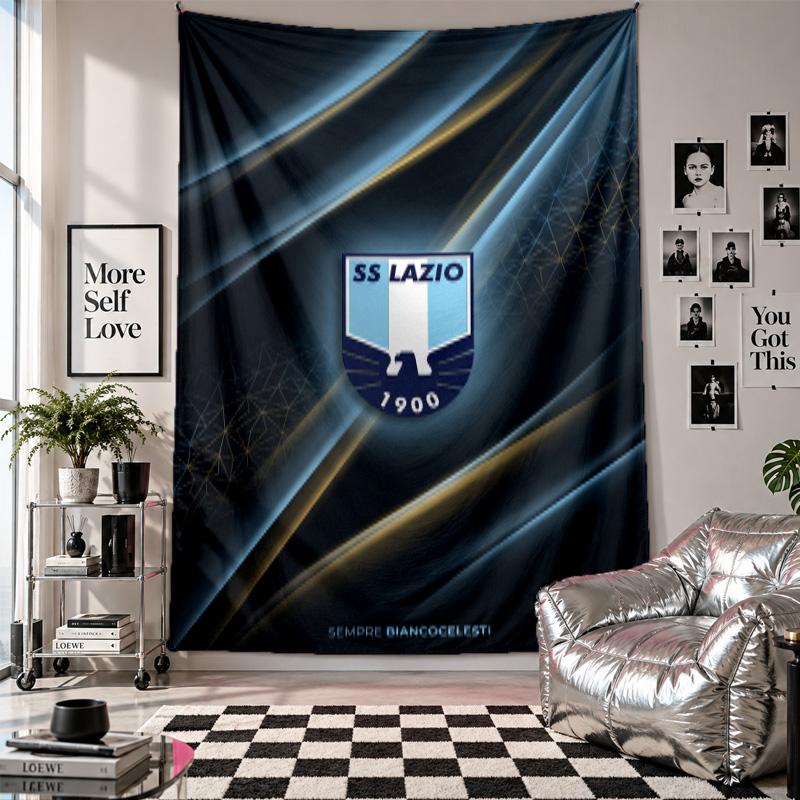Lazio FC Wall Tapestry Home Decor Wall Hanging Cloth for Bedroom Living Room Background