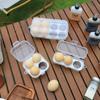 Egg Box Transparen Storage Box Outdoor Shockproof Portable Camping Shatterproof Egg Tray Home Protection Box Travel Shatterproof