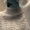 Fashion Turtleneck Sweater Women Autumn Winter Pullover Jumper Pull Streetwear Casual Knitted