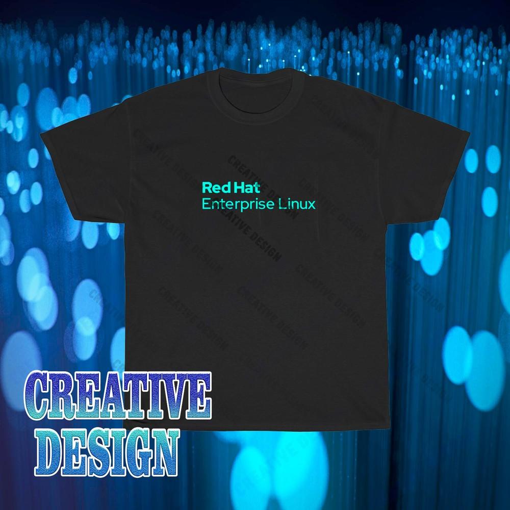 Brandneues Linux Red Hat Logo T-Shirt Lustig Größe S bis 5XL