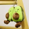 Cute Avocado Plush Keychain Student-friendly Green Crystal Soft Stuffed Toy