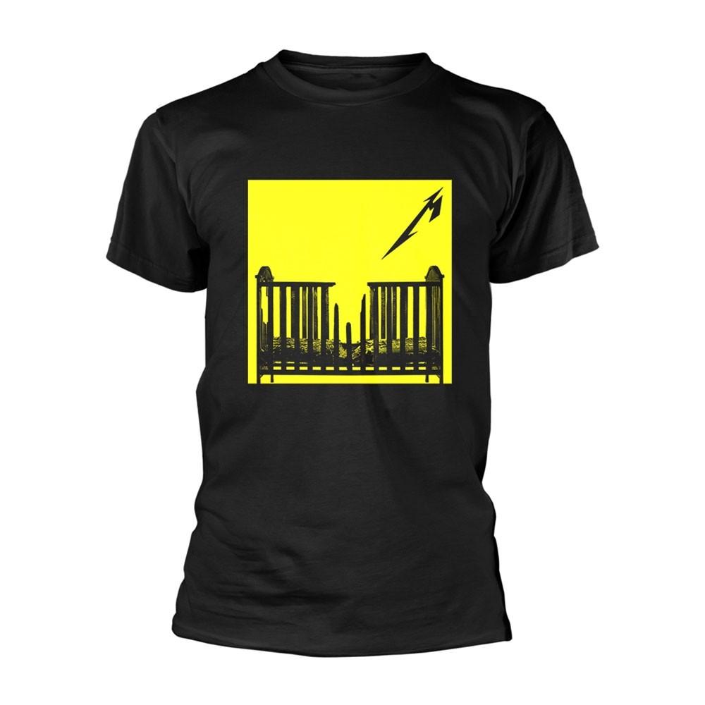 Men's Metallica Burnt Crib T-shirt  Black