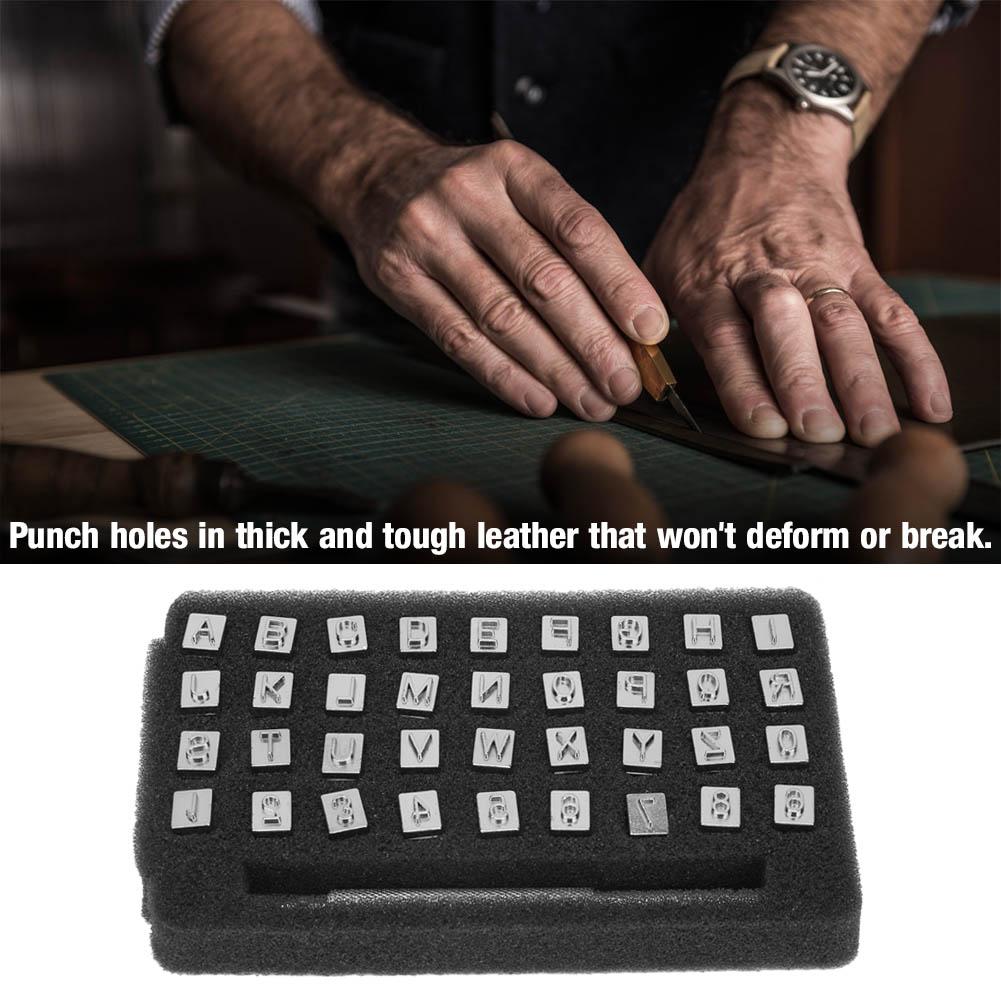 Leather Stamp Set, Letter Punch, Number Punch, Stamp Punch, Stamp Punch Set (6.5mm)