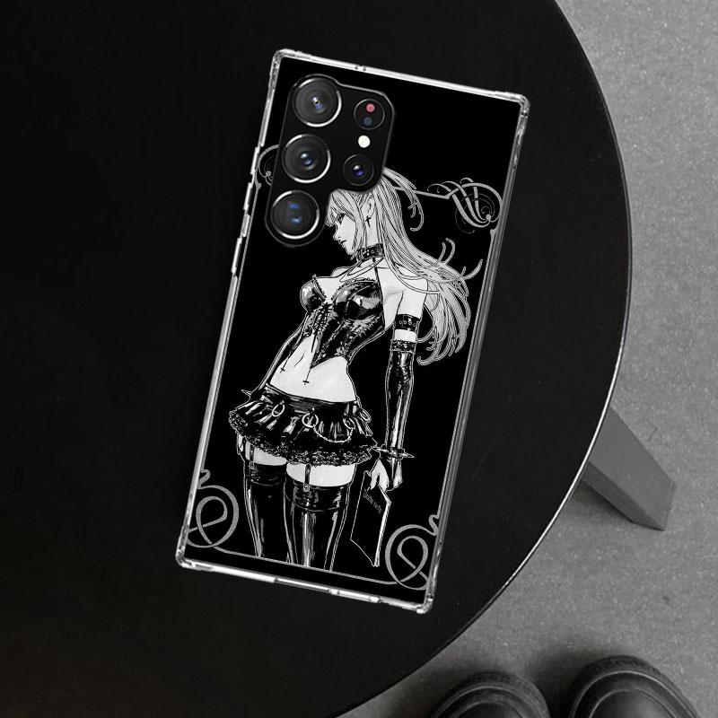 N-Note D-Death MisaMisa Phone Case Cover for Samsung Galaxy S26 S25 Edge S24 S23 Ultra S22 Plus S21 FE S20 + Art Customized Fund