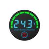 652F Battery Monitor 12V 24V Tester Meter Tool With Clear LED Readout For Solar Panel Electric Car Marine Use
