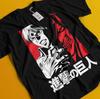 Tričko Attack On Titan Eren Tričko Mikasa AOT Levi Anime Manga Grafické Unisex Tričko