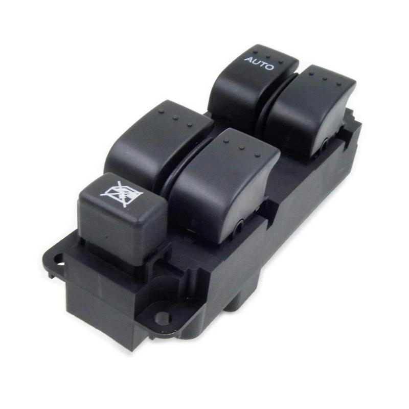 Power Window Switch For 2004-2009 Mazda 3 5 Button Drive Side Front Left Black BN8F-66-350, BN8F-66-350A