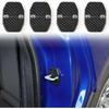 For Dodge Durango 11-21 Carbon Fiber Car Door Lock Cover Buckle Cap Trim Cover4*