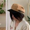 Keep Warm Women Octagonal Cap Korean Style Winter Painter Hat Retro Woolen Beret  Ladies