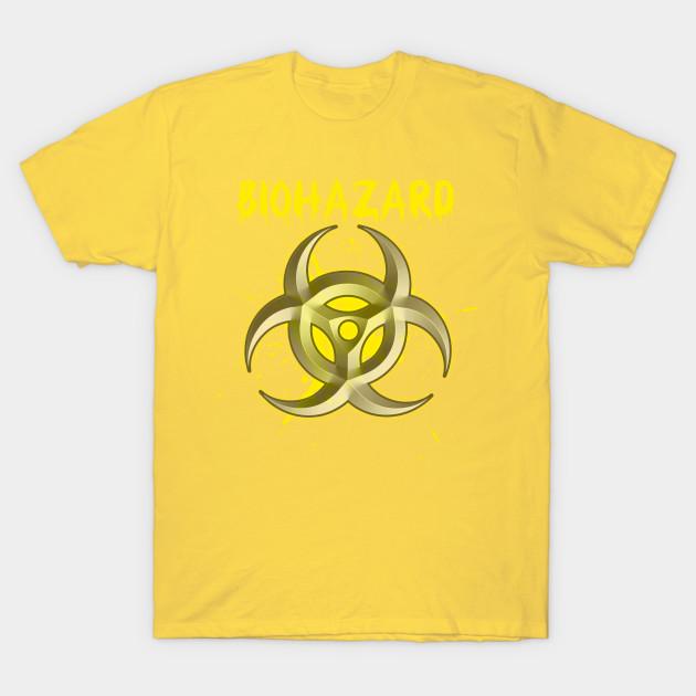 Unisex Fashion TShirt Biohazard Print TShirt Plus Size XS-6XL T-Shirt 100%Cotton Tops O Neck Short Sleeve Tees