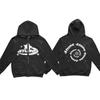 PlusSize Clothes Star Letter Print Retro Oversized Hoodie Women Y2K Street Hip-Hop Color Harajuku Casual Zipper Women Sweatshirt