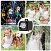 Portable Handheld Stage Bubbles Blowing Led Lights Kids Electric Automatic Maker Bubbles Toys Outdoor Wedding Party Prop Game