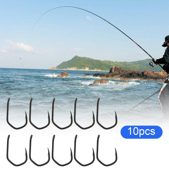 

Спортивный аксессуар MUQZI Компактный рыболовный крючок Тонкая работа Высокоуглеродистая сталь Простая установка