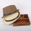 Parent-child Sun Hat Summer Sun Hat Men's Straw Sun Hat Children's British Top Hat Performance Jazz Hat