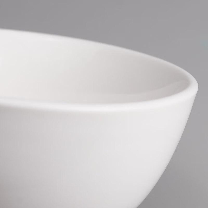 Guroo 4.5-inch Pure White Ceramic Rice Bowl