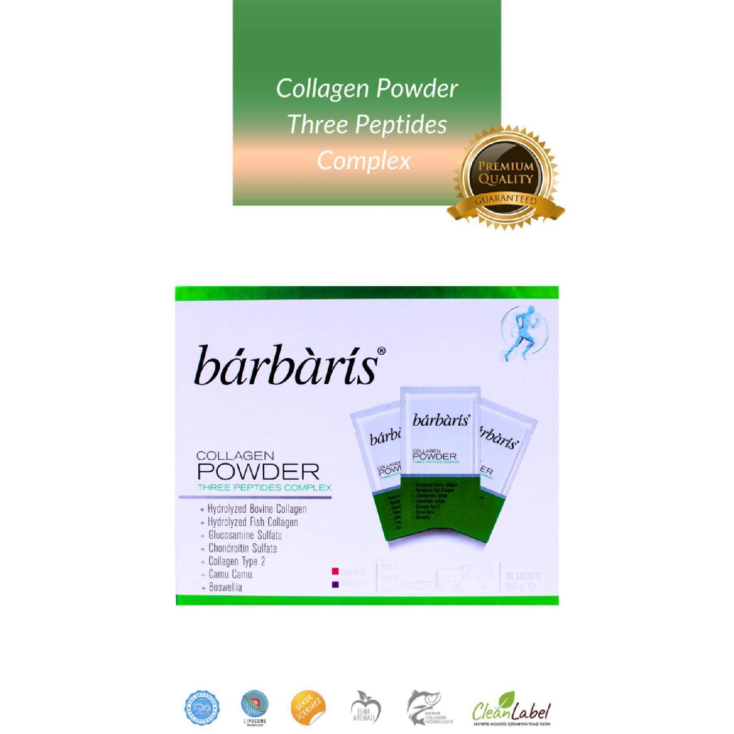 

Collagen Powder Three Peptdes Complex (balk-sr-tavuk) Type 1-2-3 Joints, Cartilage, Bone 30 Chassis