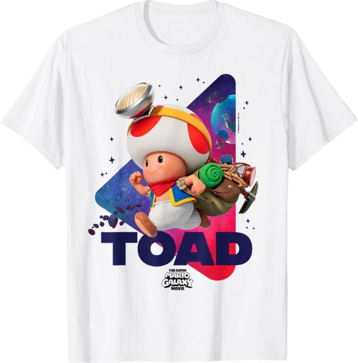 The Super Mario Galaxy Movie Toad Galaxy Run T-Shirt S