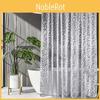 Peva Waterproof Bath Curtain Modern Minimalist Style With 3d Water Cube Pattern For Bathroom Decor