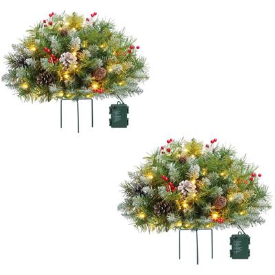Scene Ground Plug Package, Courtyard Christmas Tree Package, Christmas Decorations