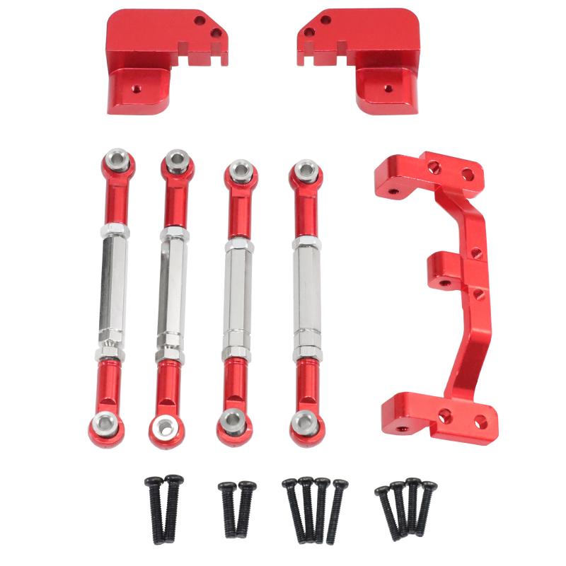Mn82 Series Rc Cars Model Upgrade Parts Rear Axle 4-Link Conversion Bracket Set For Lc79 Rc Pickup Truck Modification Accessory