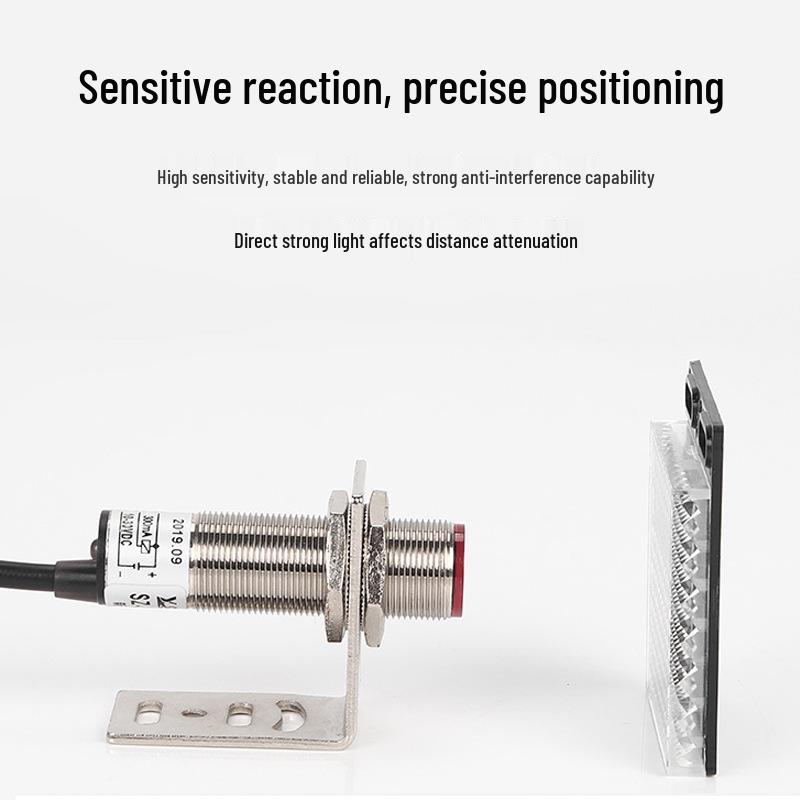 M18 Laser Infrared Photoelectric Switch SZ-JG-8MJMFS1 - Mirror Reflection Type Sensor