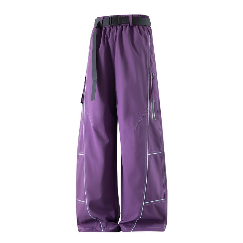 Unisex Waterproof 3-in-1 Fleece-Lined Windproof Work Pants for Autumn/Winter Outdoor Activities