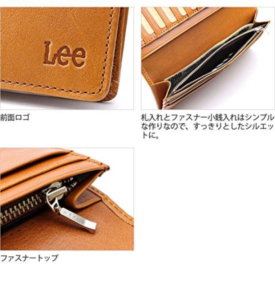 Lee Long Sunamura Italian 0520270 Geldbörse, Original, Leder, (Schokolade (CC))