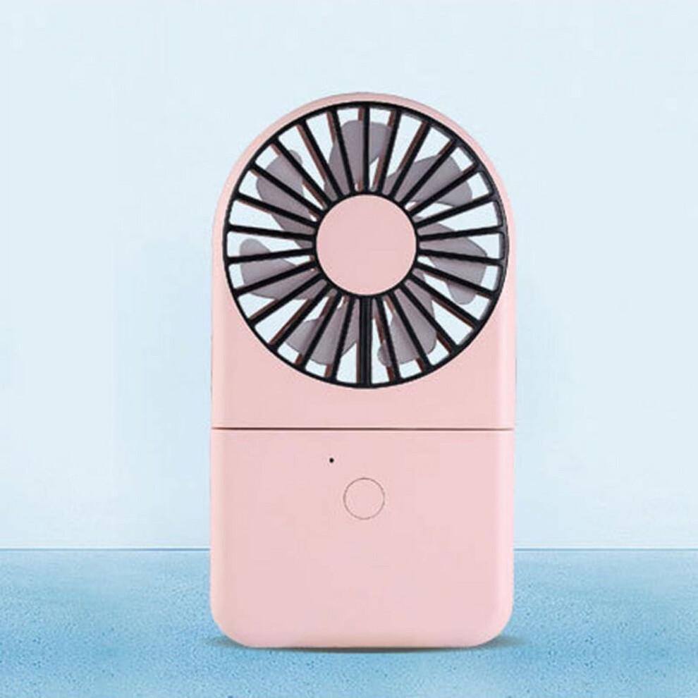 USB Charging Foldable Handheld Mini Fan Personal Lazy Hanging Neck Fan Desktop Cooling Fan