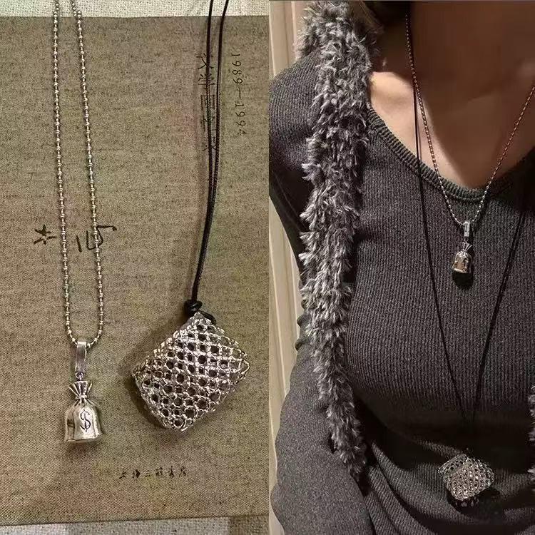 Böhmische Seestern-Halskette: Bunte Perlenkeramik Ethno-Stil mit gewebter Kordel für Damen