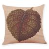Tropical Plants Pillowcase Big Leaf Pattern Linen Pillowcase Car Living Room Sofa Cushion Cover 45*45Cm