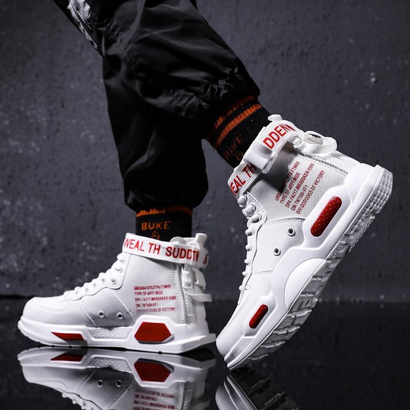 

Autumn new Air Force One roar Tianzun large size trendy shoes sports shoes summer high-top board shoes 46