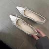 2025 New Brand High Heels Women Butterfly-knot Elegant Pointed Pumps Female Fashion Comfy Low Heel Dress Shoes Zapatos De Mujer