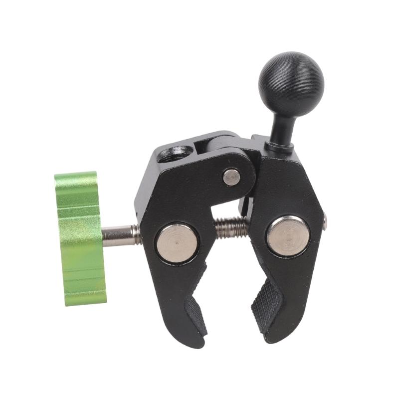 

Handlebar Clamp Mount Base 17mm Ball Head for Rails 12-50mm Aluminum Bike Motorbike Phone Mount Holder Claw Clamp Base