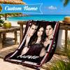 Personalisierbares Strandtuch Vampire Diaries Mikrofaser-Strandtuch, Leicht und Schnelltrocknend, für Sommerreisen, Schwimmbadgeschenk