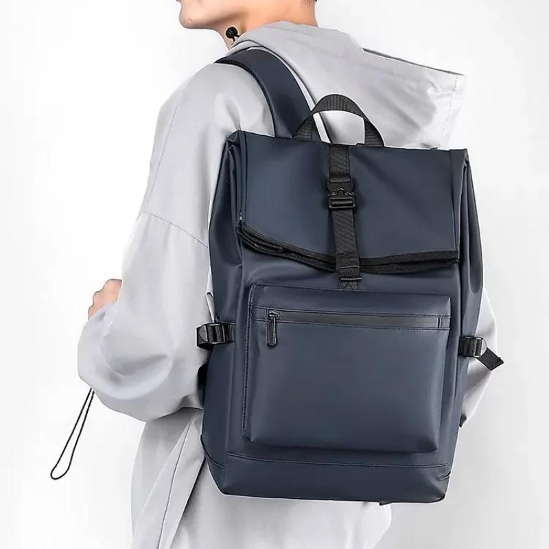 Men'S Senior Sense Of Business Backpack Large Capacity Laptop Backpack Fashion Lightweight Travel Sport Rucksack Computer Bag