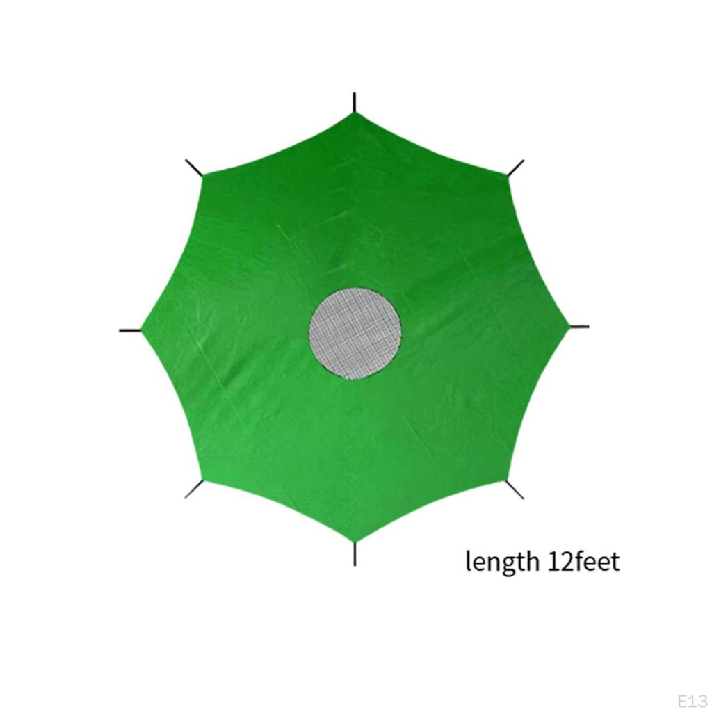 Green Outdoor Trampoline Sun Cover