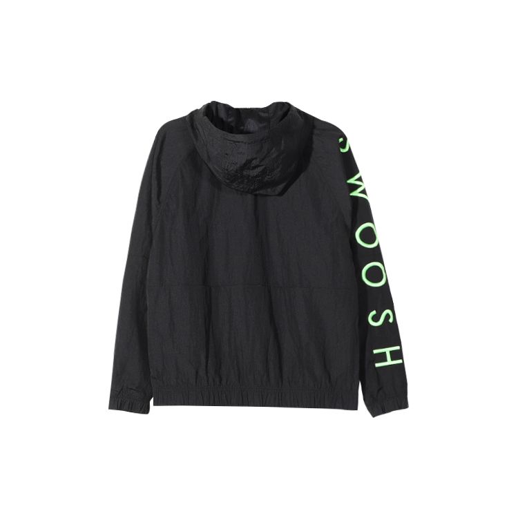Nike Swoosh Hoodie Jacket Men Jackets Black CU3886-010