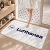 Airline Brand L-LufthansaS Floor Mat Non-Slip Absorbent Floor Mat Decorative Rug for Home Bathroom Bedroom Entryway