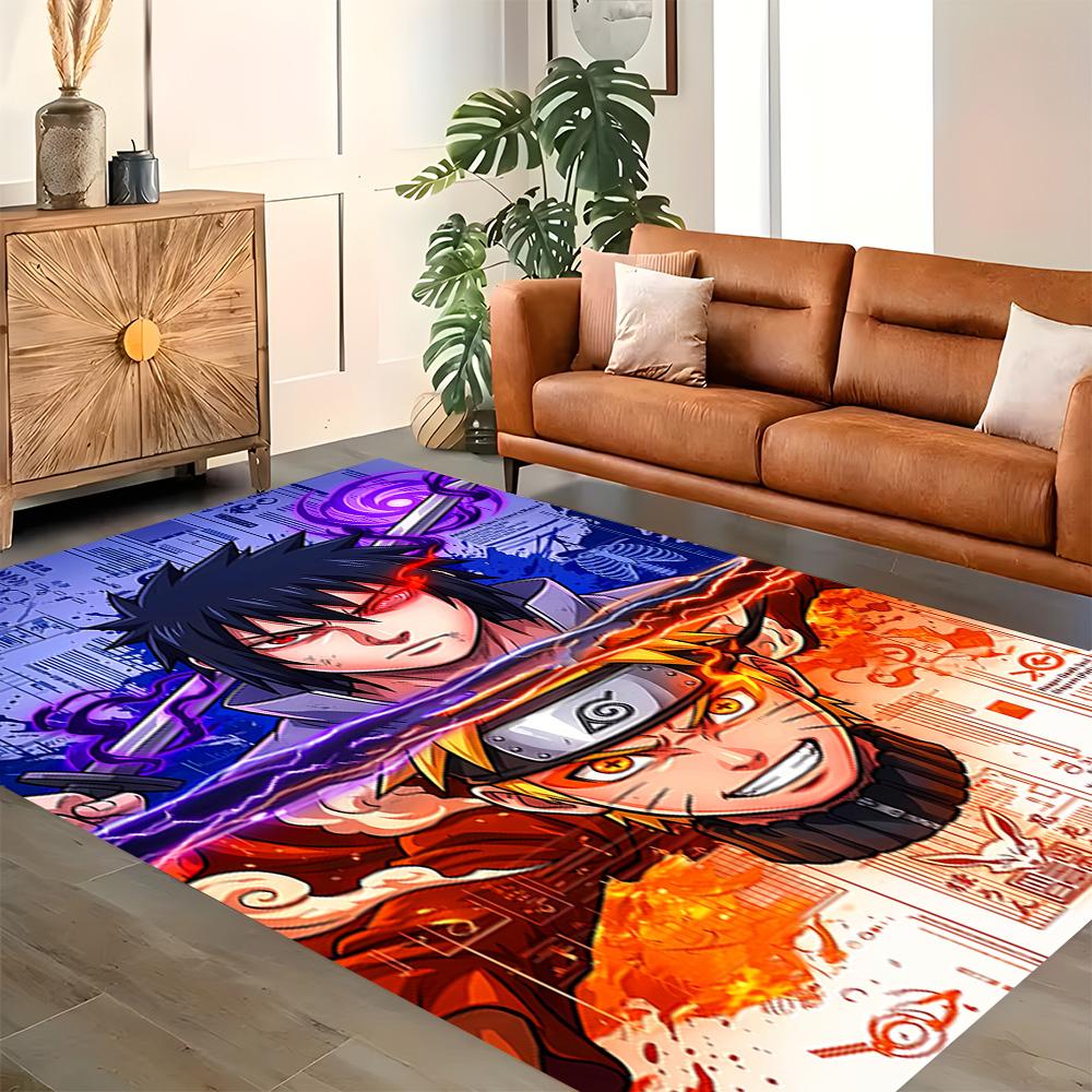 Naruto's Fire Mode for Living Room, Bedroom Rug, Study Room, Hallway Decoration, Perfect for Home Decoration or Holiday Gifts