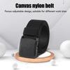 Nylon Canvas Web Belt for Men, Elastic Belt Fit Hiking Outdoor Military Buckle Belt Stretch Quick Release Belt Plastic Buckle