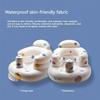 1pc Inflatable Baby Sofa Chair With Dining Table, Portable Folding Baby Learning Seat With Built-In Air Pump