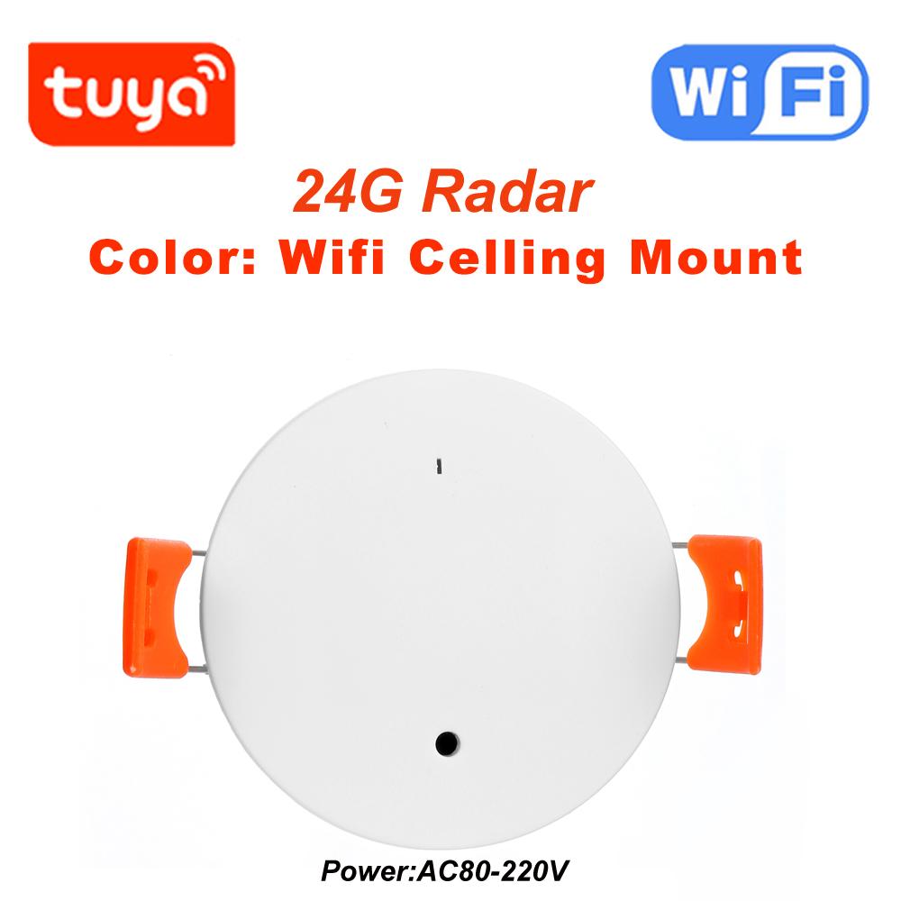 Tuya WiFi /Zigbee Human Presence Detector Smart Human Body PIR Sensor Radar Detector Microwave Motion Sensors