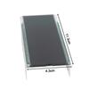 Compact Size Car LCD Screen Easy Installation Metal + Glass Material