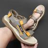 Herr Sandaler med Mjuk Sula Utomhus Strand Herr Promenadskor Sommar Lyxmärke Herrsandaler Design Andningsbara Fritidsskor