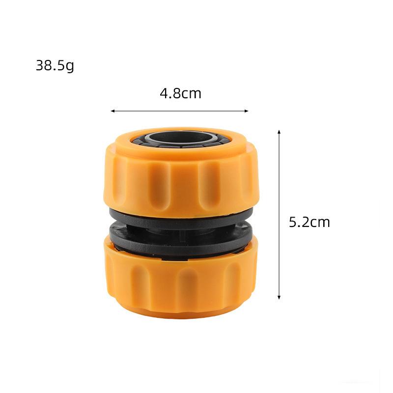 

Tiger Knight Earth Yellow 1-inch Soft Hose Quick Repair Connector for Water Pipes